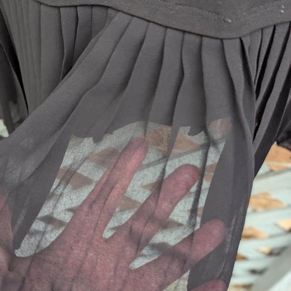 Calvin Klein Black Pleated Dress - Picture 7 of 12